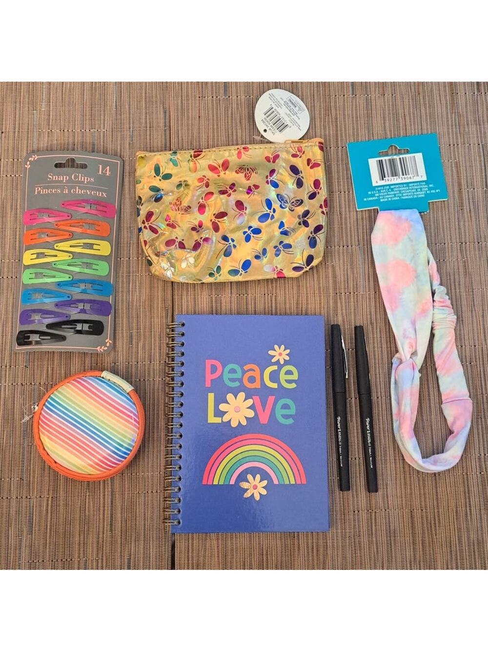 7 Piece Rainbow Bundle Accessories set